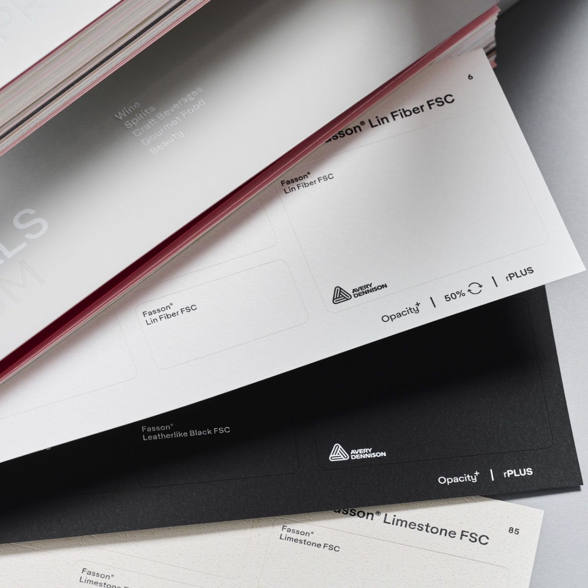 Premium Labelling Materials Swatchbook 2025