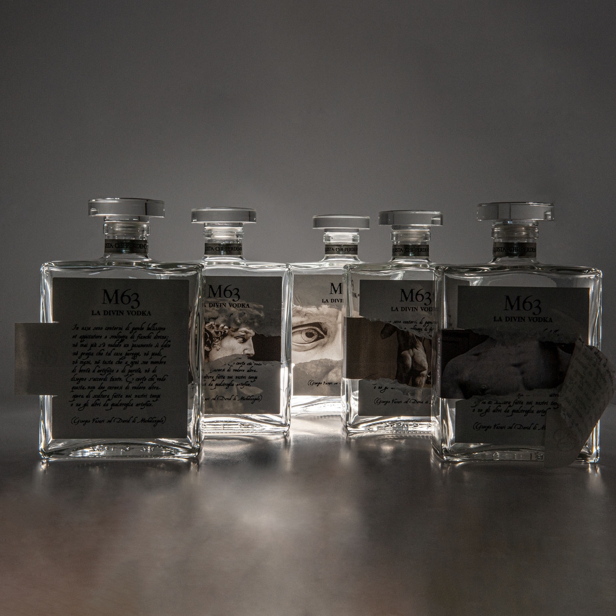 M63: A tribute to Michelangelo's artistry in modern label design